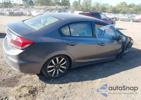 2015 Honda Civic Ex-L из США, поврежденный, VIN 19XFB2F93FE291468